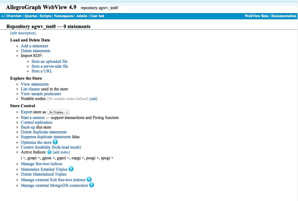 Repository Overview Page