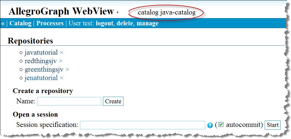 Named Catalog Page