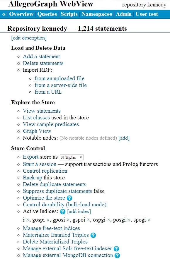 Kennedy data loaded