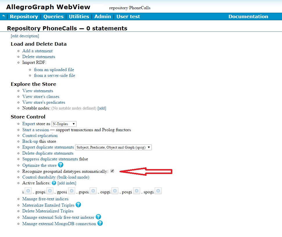 Recognize geospatial datatypes automatically checkbox