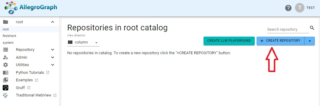 Root catalog page