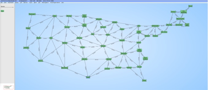 States connect by common borders