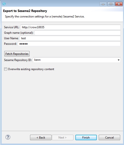 Connecting to AllegroGraph