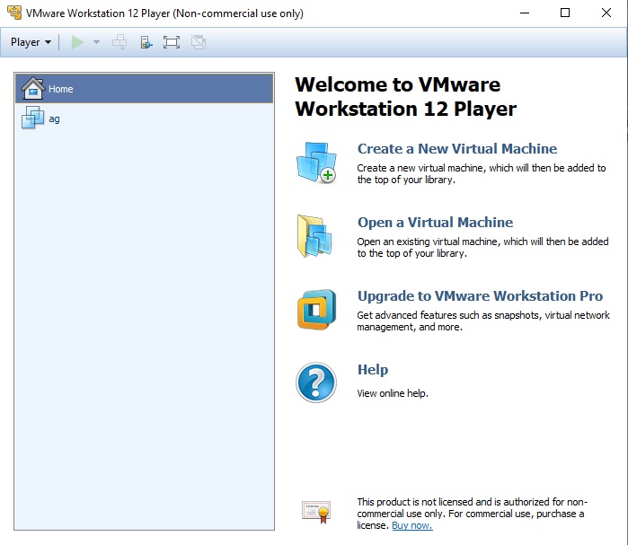 VMware player