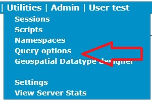 Utilities | Namespace menu choice