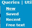 Queries menu