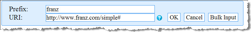 Utilities | Namespace menu choice